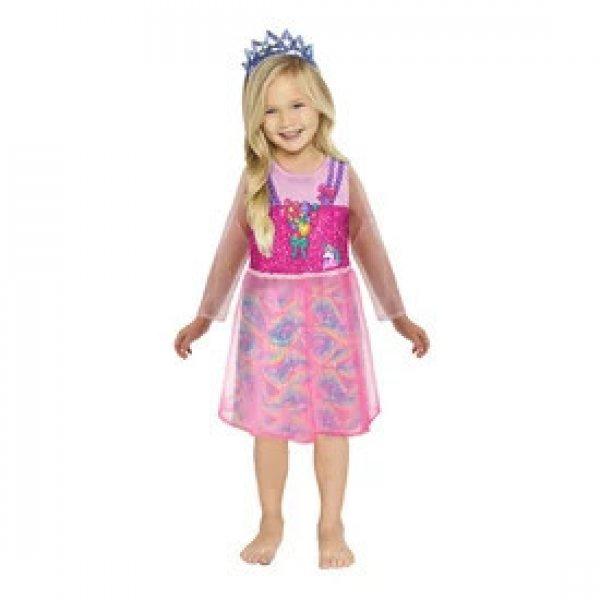  +Barbie Hercegnő jelmez 3-4 éveseknek