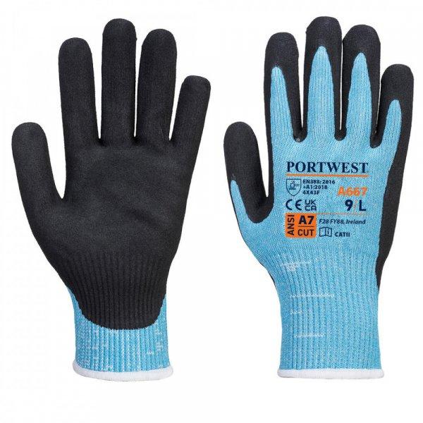 Portwest Claymore AHR Cut Glove (kék XL)