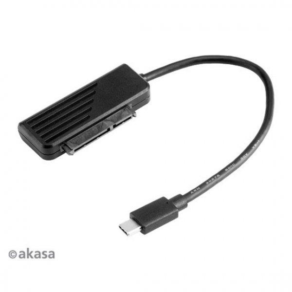 AKASA Akasa USB3.1 Type-C kábel 2,5" SATA SSD ÉS HDD adapter - 20cm -
AK-AU3-06BK