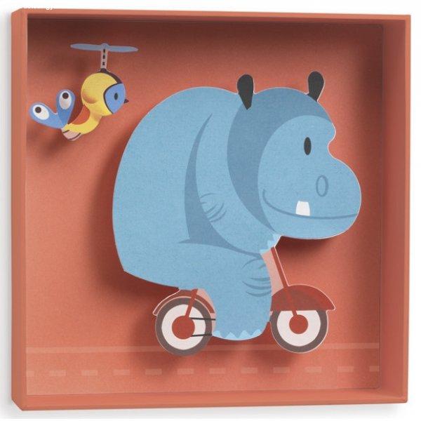 Djeco: Little Big room Falikép - Viziló - Hippopotamus 