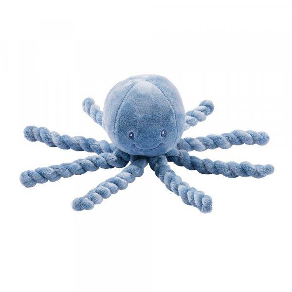Nattou játék plüss 23cm Lapidou - Octopus Kék-Infinity
