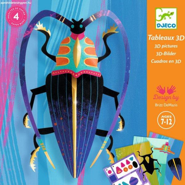 Djeco Papírszobor műhely - Bogarak - Paper bugs