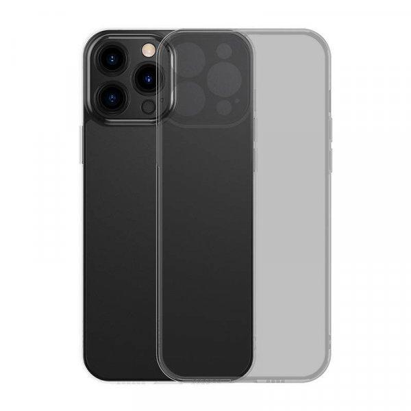 mattüveg telefontok iPhone 13 PRO (black) + edzett üveg