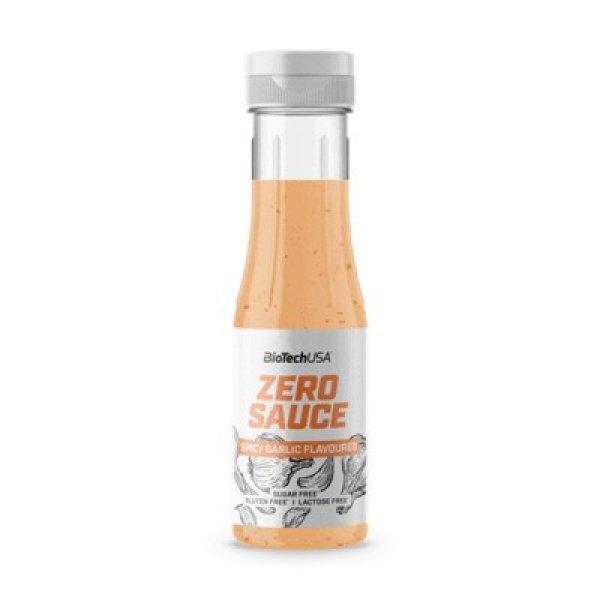 Biotech zero sauce Fűszeres Fokhagyma 350ml