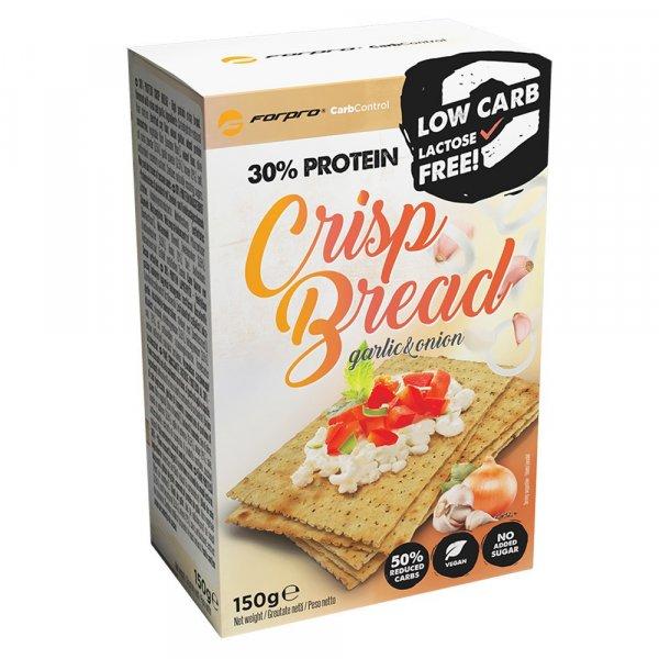 Forpro 30% Protein Crisp Bread - Garlic & Onion 150g
