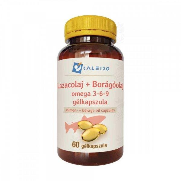 Caleido Lazacolaj + Borágóolaj Omega 3-6-9 60 gélkapszula