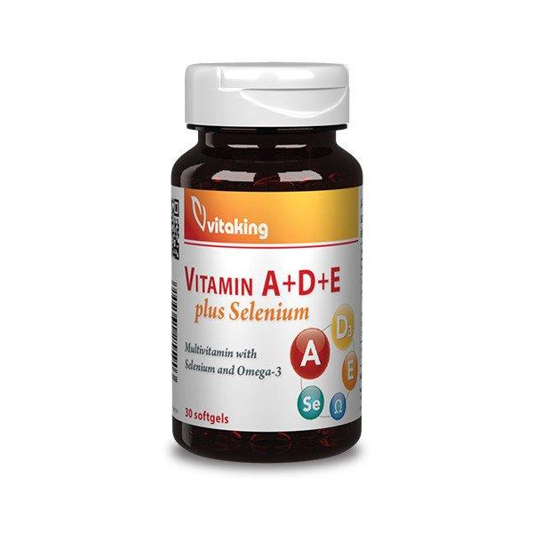 Vitaking A+D+E+Szelén komplex 30 gélkapszula