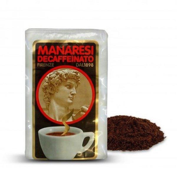 Caffé Manaresi Decaffeinato koffeinmentes őrölt arabica kávé 250g