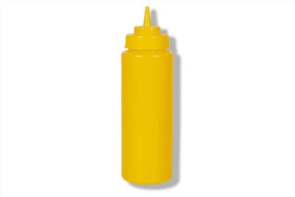 Sárga műanyag szósz adagoló palack 947 ml