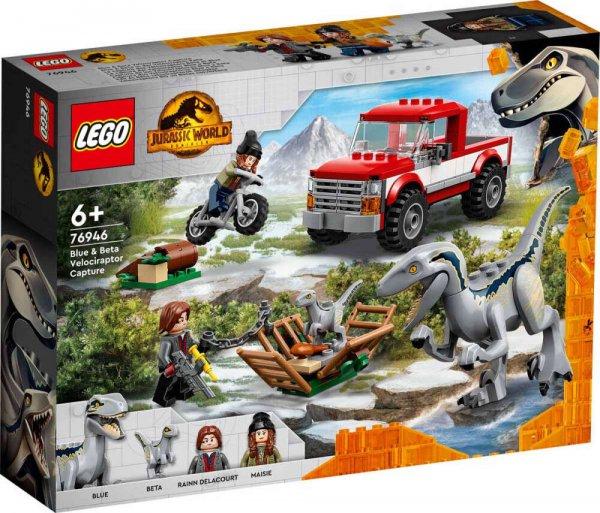 Lego Jurassic World 76946 Kék és Béta velociraptorok elfogása