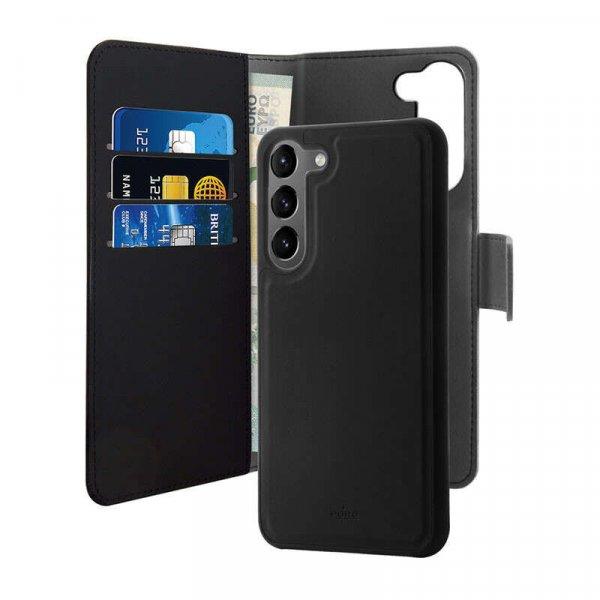 PURO Wallet Detachable 2w1 Samsung Galaxy S23 (fekete) telefontok