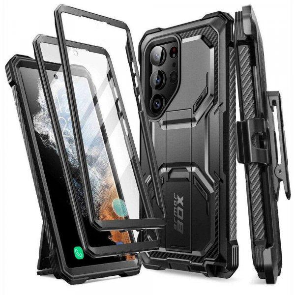 Supcase Iblsn Armorbox 2-Set Galaxy S23 Ultra Black telefontok világosfekete