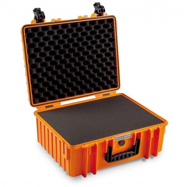 B&W Type 6000 SI Fotós bőrönd - Narancs