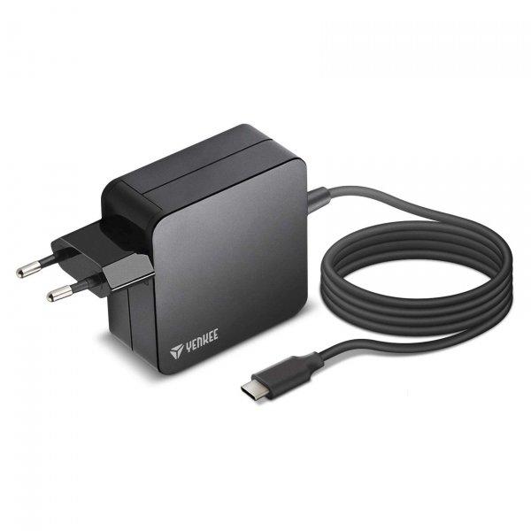 Yenkee YAU C65 USB-C Hálózati töltő - Fekete (20V / 3.25A)