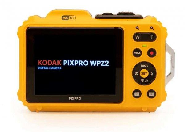 Kodak Pixpro WPZ2 Digitális fényképezőgép + 2x Akku - Sárga