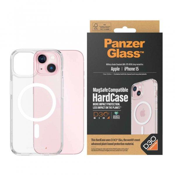PanzerGlass D3O HardCase Apple iPhone 15 Magsafe Tok - Átlátszó