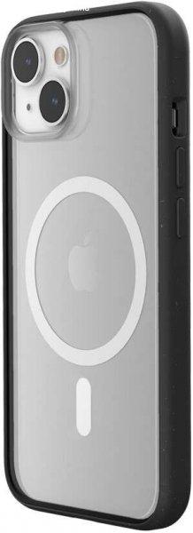 Woodcessories Clear Apple iPhone 14 MagSafe Tok - Fekete/Átlátszó