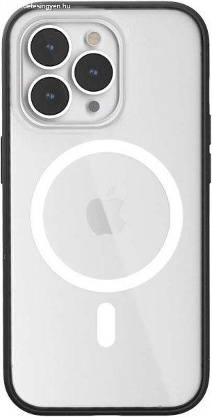Woodcessories Clear Apple iPhone 14 Pro MagSafe Tok - Fekete/Átlátszó