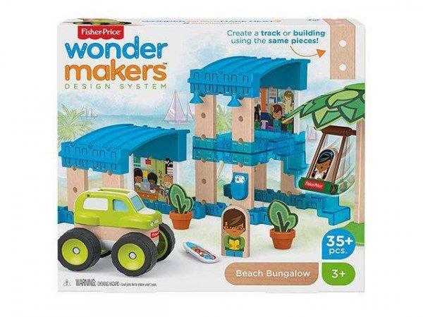 Fisher-Price: Wonder Makers tengerparti bungaló építő készlet 35db-os -
Mattel