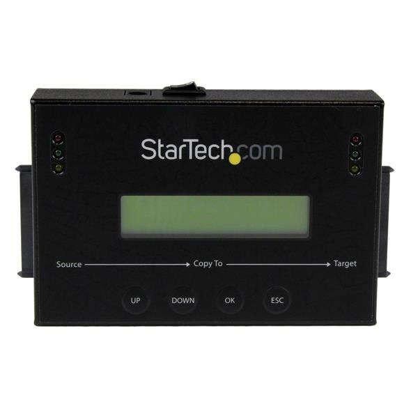 StarTech.com SATDUP11 duplikátor HDD másoló 1 másolatok Fekete