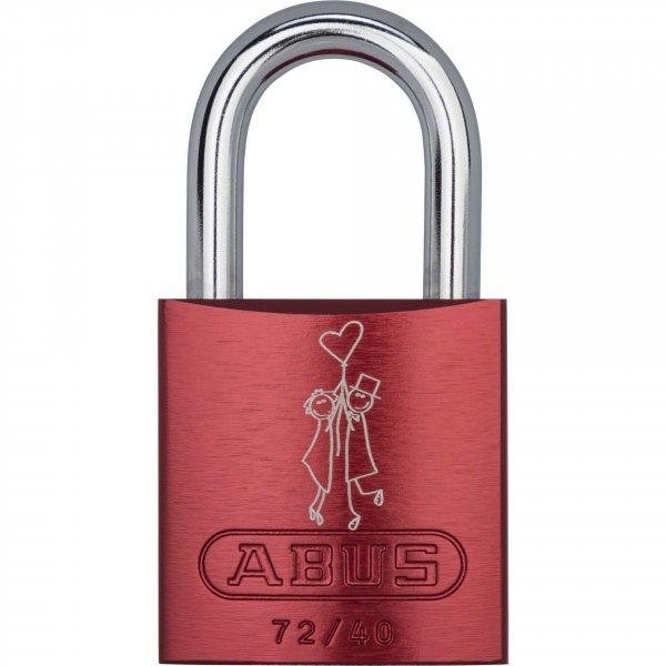 ABUS Love 72/40 Lock Look 1 SL 6 biztonsági lakat - Piros