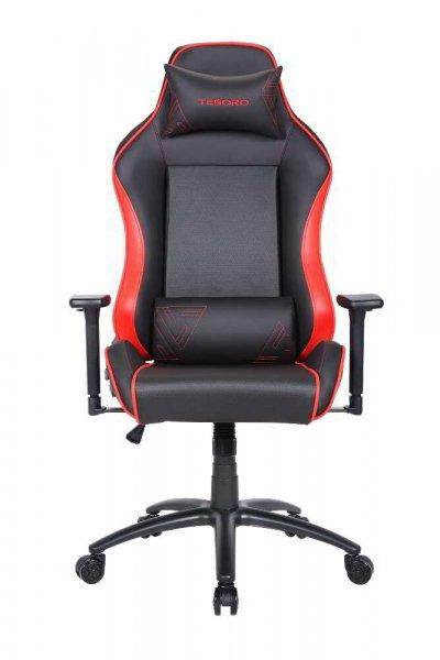 Tesoro Alphaeon S1 Gamer szék - Fekete/Piros