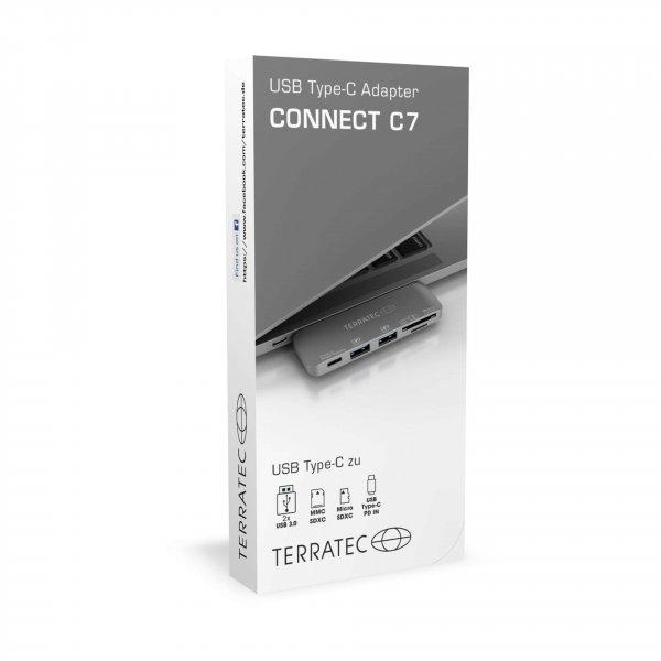 Terratec Connect C7 Dokkoló USB-C eszközökhöz