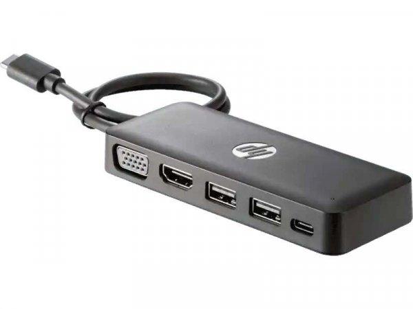 HP 7PJ38AA Dokkoló USB-C készülékekhez Fekete