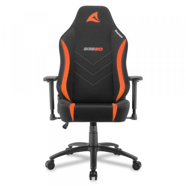 Sharkoon SKILLER SGS20 Fabric Gamer szék - Fekete/Narancssárga
