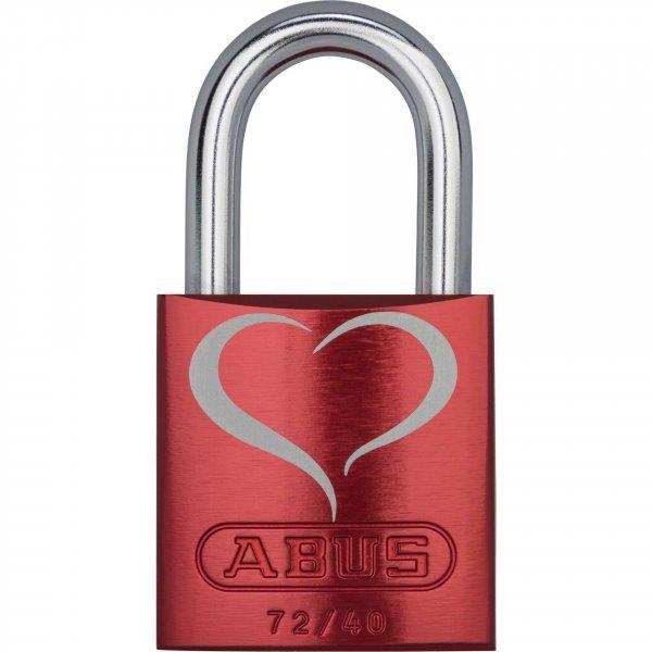 ABUS Love 72/40 Lock Look 2 SL 6 biztonsági lakat - Piros