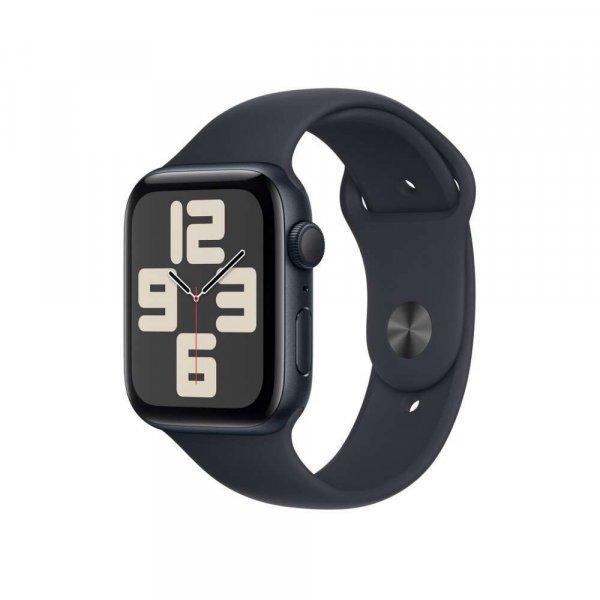 Apple Watch SE (2022) GPS (44mm) Okosóra - Fekete Alumíniumtok Fekete
Sportszíjjal