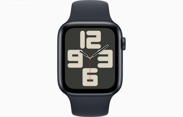 Apple Watch SE (2023) 44mm Okosóra S/M méretű szíjjal - Midnight