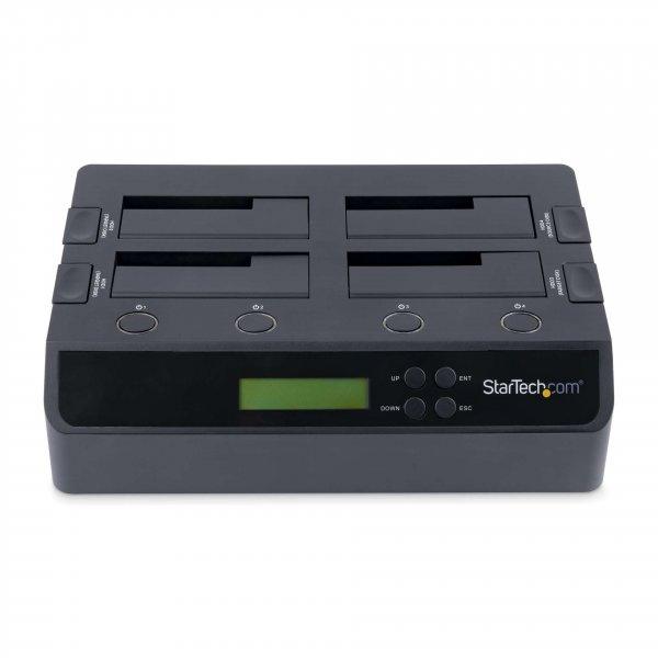 Startech SATDOCK4U3RE HDD Dokkoló és klónozó állomás (USB 3.0 - SATA)