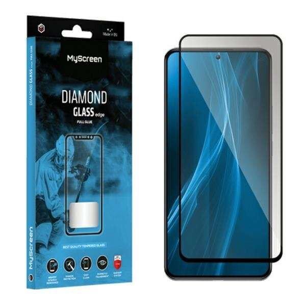 MS Diamond Glass Edge FG Vivo Y17s fekete Full Glue fólia