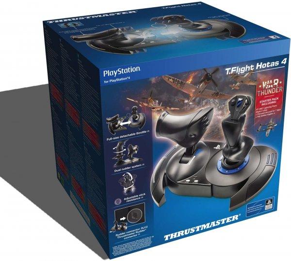 Thrustmaster T.Flight Hotas 4 Fekete, Kék USB 2.0 Joystick Digitális PC,
PlayStation 4