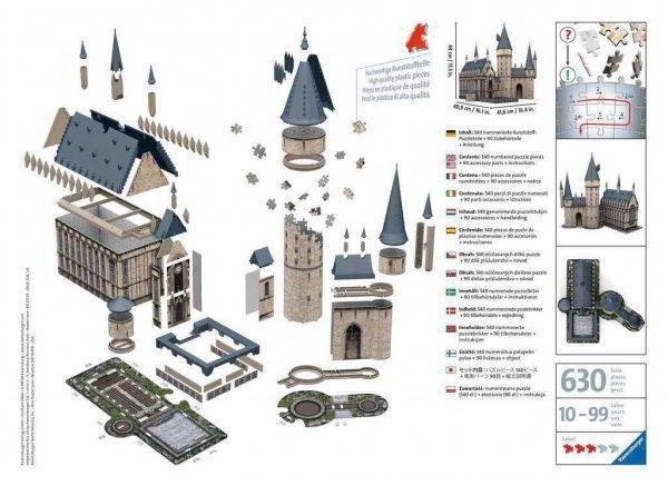 Ravensburger Harry Potter Hogwarts Castle - 540 darabos 3D puzzle