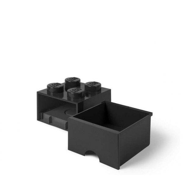 LEGO Brick Drawer 4 Tárolódoboz - Fekete