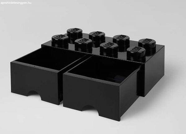 LEGO 40061733 Brick Drawer 8 Tárolódoboz - Fekete