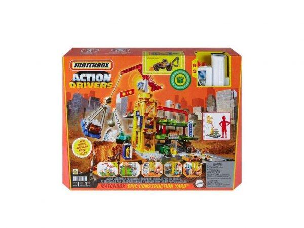Matchbox: Építkezési játékszett kiegészítőkkel - Mattel