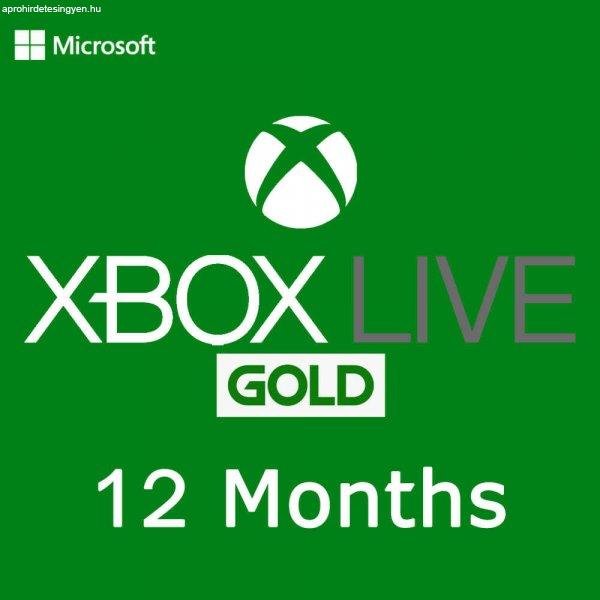 Xbox Live Gold - 12 hónap (Digitális kulcs - Xbox 360 / Xbox One / Xbox Series
X/S)