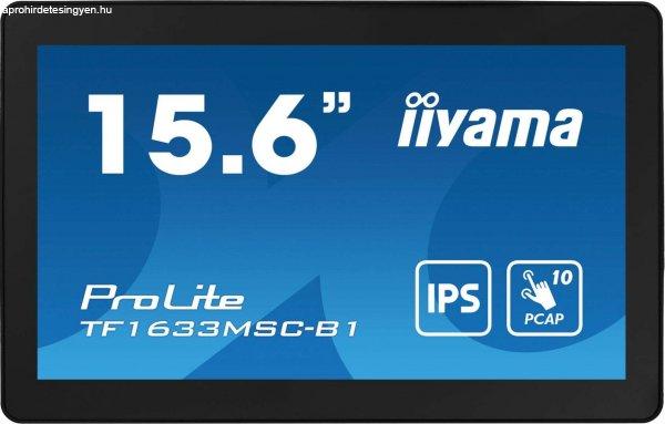 iiyama ProLite TF1633MSC-B1 számítógép monitor 39,6 cm (15.6