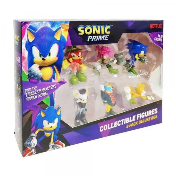 P.M.I. Sonic Prime Deluxe box Mix figura készlet (8 darabos)