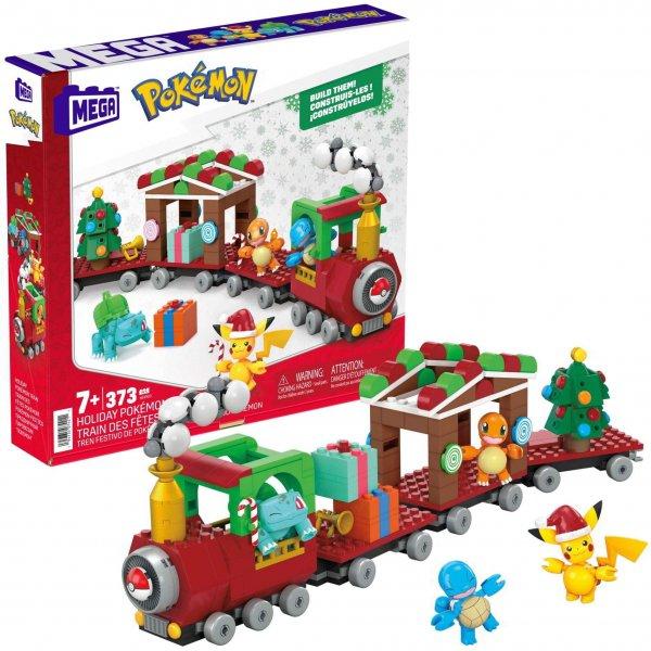 Mattel MEGA Pokémon Holiday Train 373 darabos építő készlet