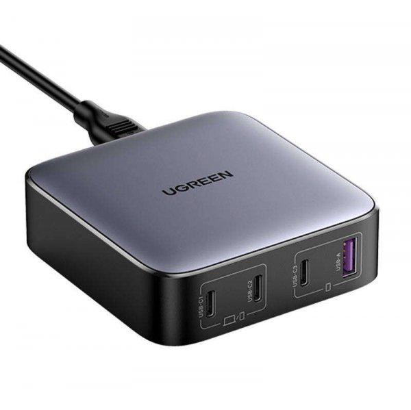 Ugreen CD328 Nexode 3x USB-C / USB-A Hálózati töltő - Fekete (100W)
