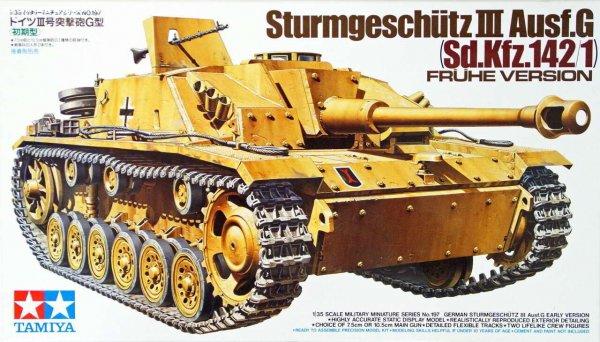 Tamiya Sturmgeschutz III Ausf.G harckocsi műanyag modell (1:35)