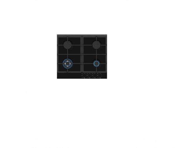 Simfer H6 401 TGRSP Gázfőzőlap - Fekete