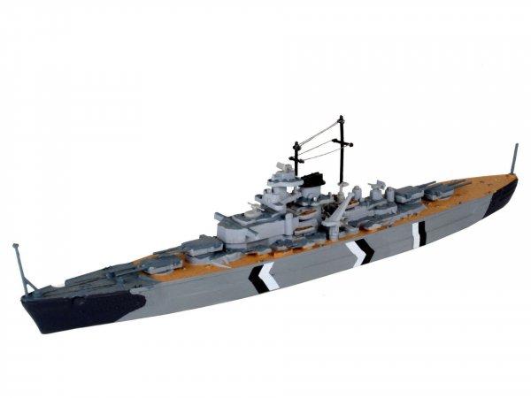 Revell Bismarck Battle hajó műanyag modell (1:1200)