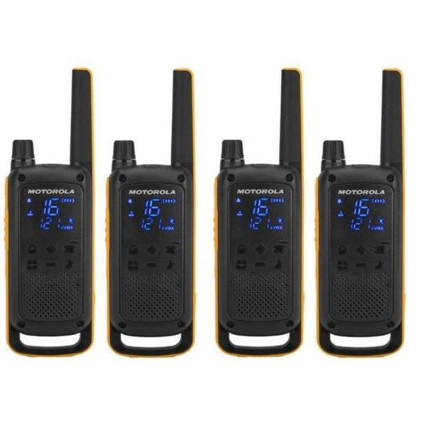 Motorola Talkabout T82 Quad Case Walkie Talkie - Fekete/Sárga