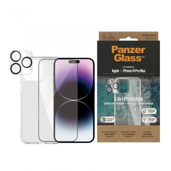 PanzerGlass iPhone 14 Pro Max Edzett üveg kijelzővédő (1db) + Hátlapvédő
tokk és kamera védő
