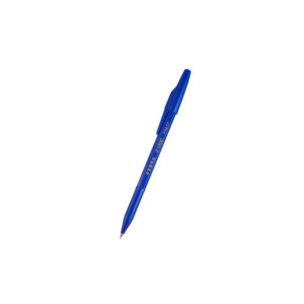 Golyóstoll 0,7mm, kupakos, kék  B1000 Zebra, írásszín kék